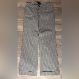 Banana Republic Gray Pinstripe Dress Pants